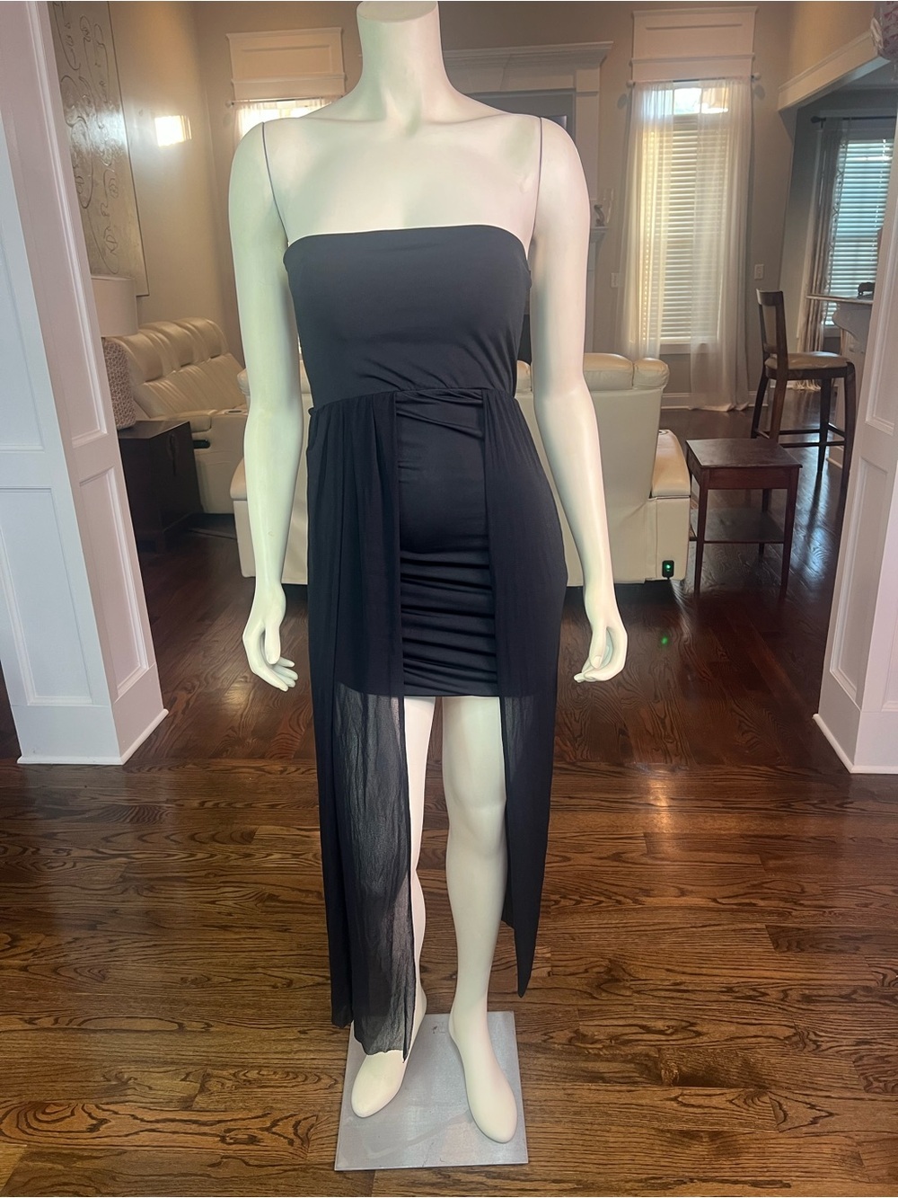 Black Bodycon fitted dress